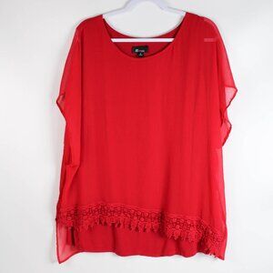 AB Studio Blouse - 1X - Layered